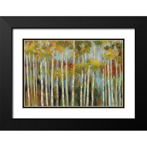 Young Forest III  Black Modern Wood Framed Art Print with Double Matting by Vassileva, Silvia