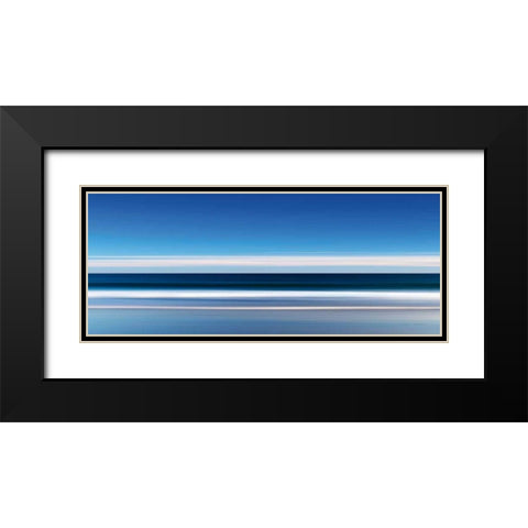 Lucy Vincent Waves Black Modern Wood Framed Art Print with Double Matting by Gendreau, Katherine