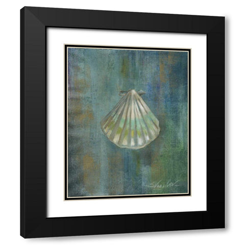 Tropical Sea II Black Modern Wood Framed Art Print with Double Matting by Vassileva, Silvia