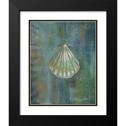 Tropical Sea II Black Modern Wood Framed Art Print with Double Matting by Vassileva, Silvia