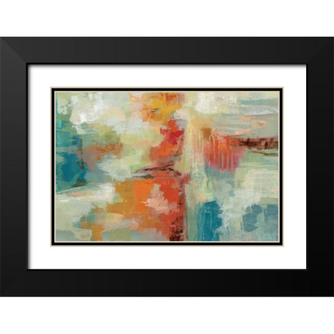Coral Reef Black Modern Wood Framed Art Print with Double Matting by Vassileva Silvia
