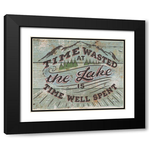 Cabin Fever III Black Modern Wood Framed Art Print with Double Matting by Penner, Janelle