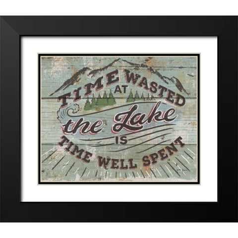 Cabin Fever III Black Modern Wood Framed Art Print with Double Matting by Penner, Janelle