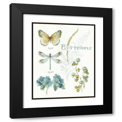 My Greenhouse Botanical I Black Modern Wood Framed Art Print with Double Matting by Audit, Lisa