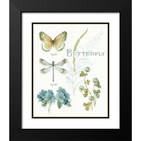 My Greenhouse Botanical I Black Modern Wood Framed Art Print with Double Matting by Audit, Lisa