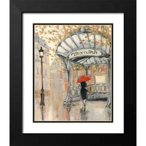 To the Metro III Black Modern Wood Framed Art Print with Double Matting by Purinton, Julia