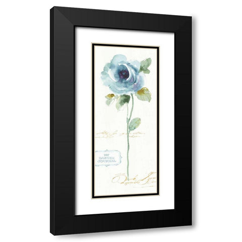 Rainbow Seeds Loose Floral I Black Modern Wood Framed Art Print with Double Matting by Audit, Lisa