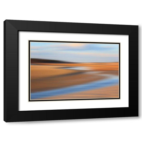 Low Tide Black Modern Wood Framed Art Print with Double Matting by Gendreau, Katherine