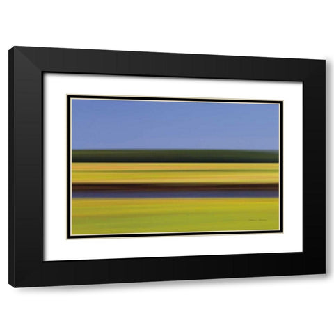Midday Marsh Black Modern Wood Framed Art Print with Double Matting by Gendreau, Katherine