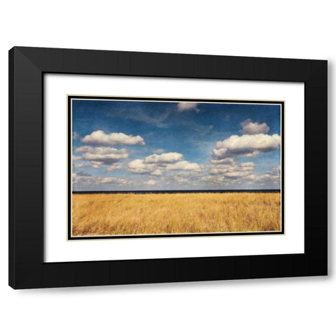 Bend in the Road Beach Black Modern Wood Framed Art Print with Double Matting by Gendreau, Katherine