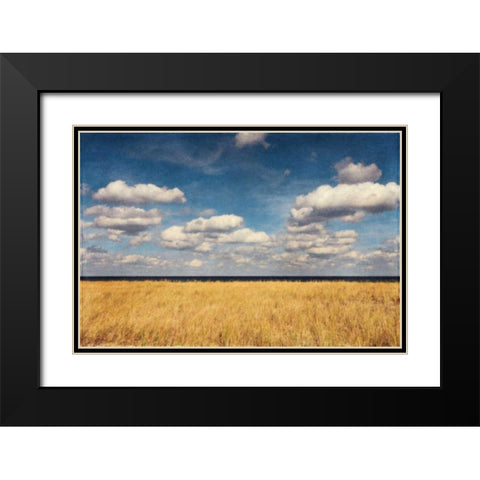 Bend in the Road Beach Black Modern Wood Framed Art Print with Double Matting by Gendreau, Katherine