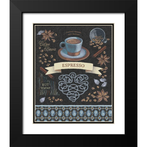 Espresso Black Modern Wood Framed Art Print with Double Matting by Grove, Beth