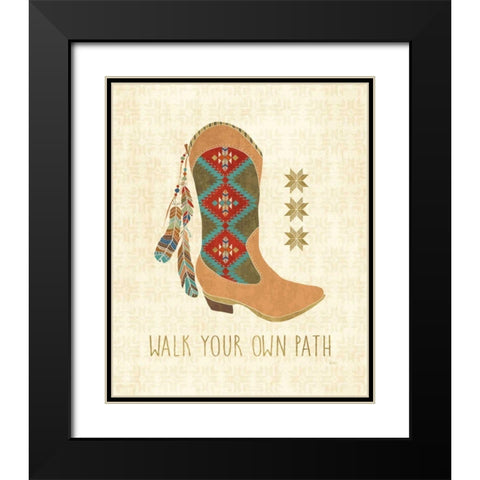 Southwest at Heart III Black Modern Wood Framed Art Print with Double Matting by Charron, Veronique