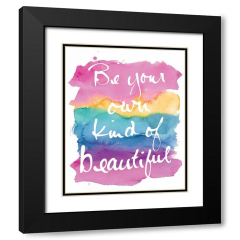 Miami Beautiful Black Modern Wood Framed Art Print with Double Matting by Schick, Mike