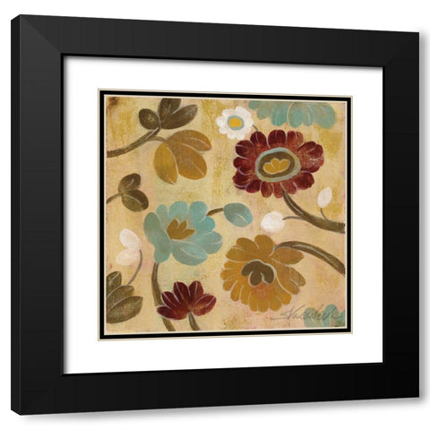 Arts and Crafts Garden III Black Modern Wood Framed Art Print with Double Matting by Vassileva, Silvia