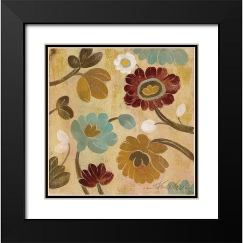 Arts and Crafts Garden III Black Modern Wood Framed Art Print with Double Matting by Vassileva, Silvia