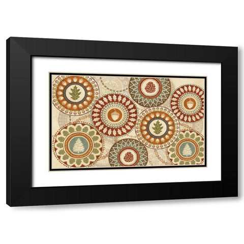 Lodge Resort V Black Modern Wood Framed Art Print with Double Matting by Charron, Veronique