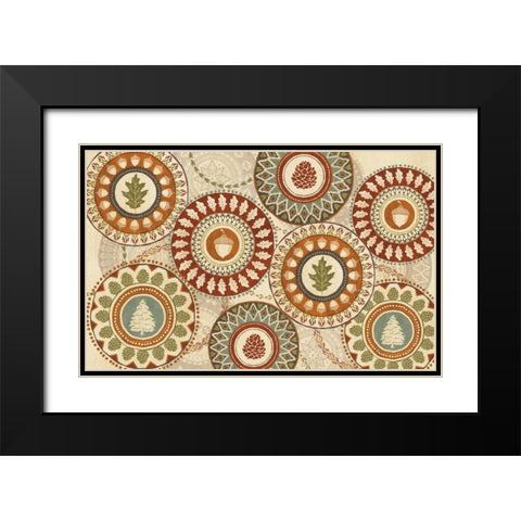 Lodge Resort V Black Modern Wood Framed Art Print with Double Matting by Charron, Veronique