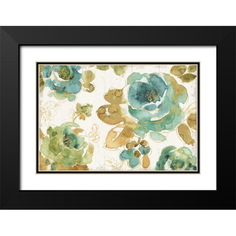 My Greenhouse Roses I on Wood Black Modern Wood Framed Art Print with Double Matting by Audit, Lisa