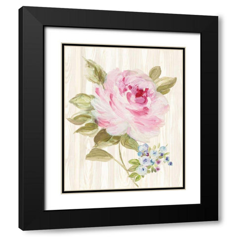 Driftwood Garden V Black Modern Wood Framed Art Print with Double Matting by Wild Apple Portfolio