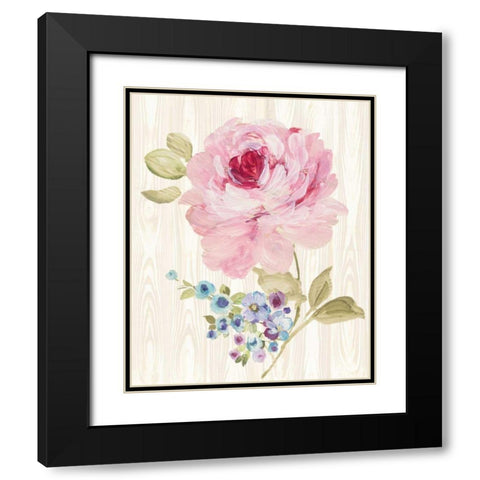 Driftwood Garden VI Black Modern Wood Framed Art Print with Double Matting by Wild Apple Portfolio