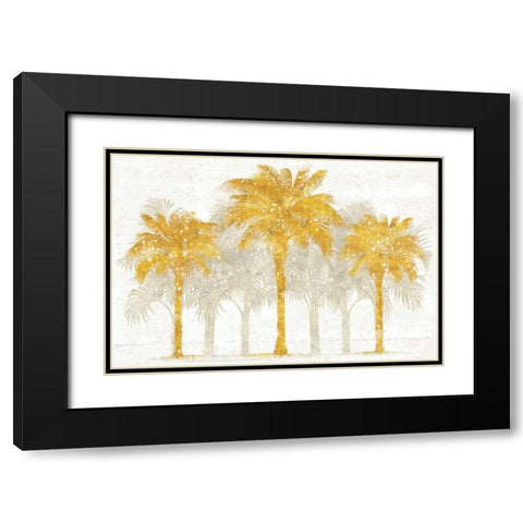 Palm Coast I Black Modern Wood Framed Art Print with Double Matting by Schlabach, Sue