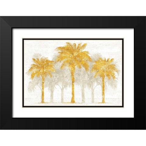 Palm Coast I Black Modern Wood Framed Art Print with Double Matting by Schlabach, Sue