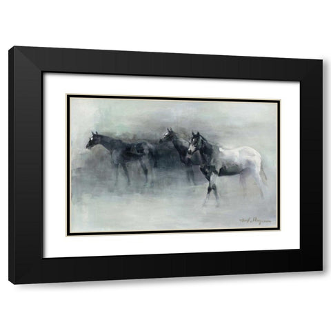 In the Mist Black Modern Wood Framed Art Print with Double Matting by Hageman, Marilyn