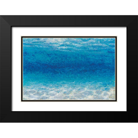 Underwater I Black Modern Wood Framed Art Print with Double Matting by Wiens, James