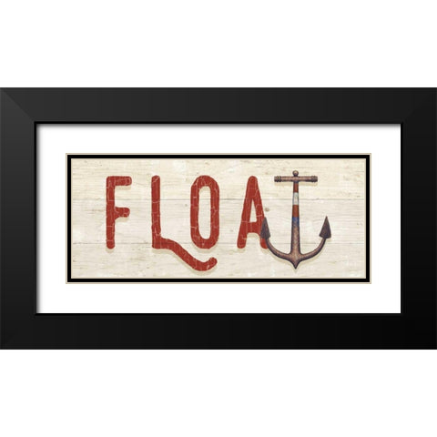 Nautique VIII Black Modern Wood Framed Art Print with Double Matting by Wiens, James