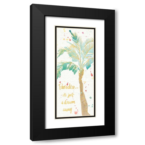 Flamingo Fever IX Black Modern Wood Framed Art Print with Double Matting by Tavoletti, Anne