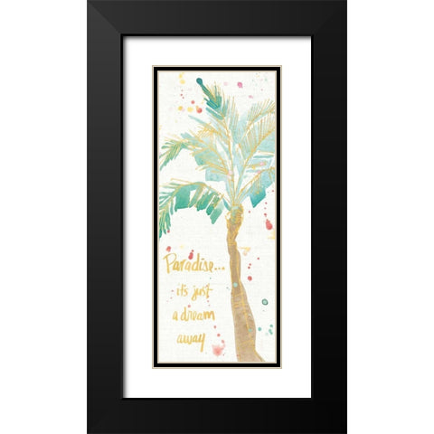 Flamingo Fever IX Black Modern Wood Framed Art Print with Double Matting by Tavoletti, Anne