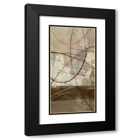 Across the Desert IV Black Modern Wood Framed Art Print with Double Matting by Hristova, Albena