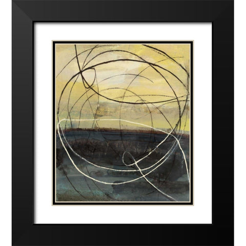 At Dawn Crop Black Modern Wood Framed Art Print with Double Matting by Hristova, Albena