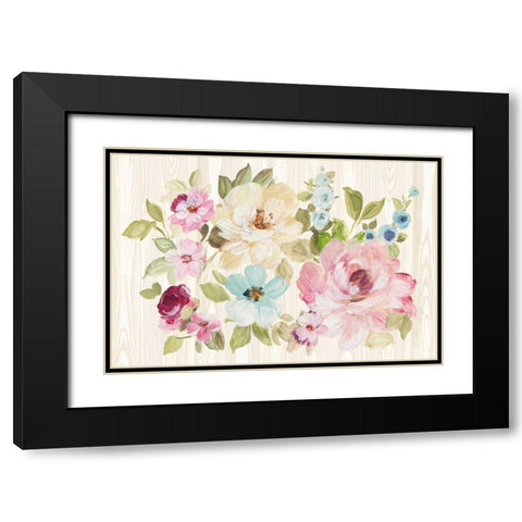 Driftwood Garden X Black Modern Wood Framed Art Print with Double Matting by Wild Apple Portfolio