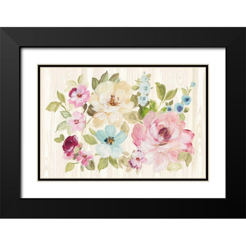 Driftwood Garden X Black Modern Wood Framed Art Print with Double Matting by Wild Apple Portfolio