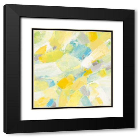 Sunspots Black Modern Wood Framed Art Print with Double Matting by Hristova, Albena