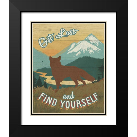 Discover the Wild III Black Modern Wood Framed Art Print with Double Matting by Penner, Janelle