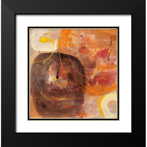 All Shook Up I Black Modern Wood Framed Art Print with Double Matting by Hristova, Albena