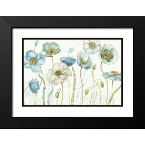 My Greenhouse Flowers I on Wood Black Modern Wood Framed Art Print with Double Matting by Audit, Lisa