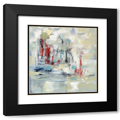 Nautical Mood Black Modern Wood Framed Art Print with Double Matting by Vassileva, Silvia