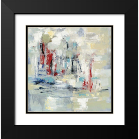 Nautical Mood Black Modern Wood Framed Art Print with Double Matting by Vassileva, Silvia