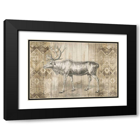 Natural History Lodge IX Black Modern Wood Framed Art Print with Double Matting by Wild Apple Portfolio