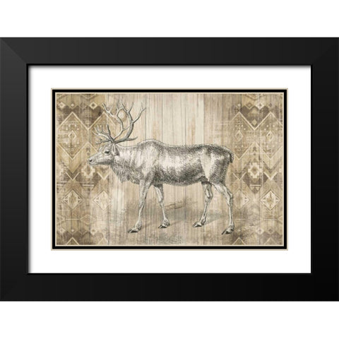 Natural History Lodge IX Black Modern Wood Framed Art Print with Double Matting by Wild Apple Portfolio