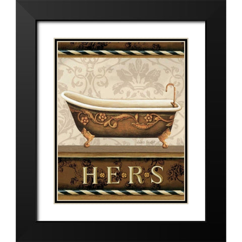 Bourgoisie Bath II Black Modern Wood Framed Art Print with Double Matting by Audit, Lisa