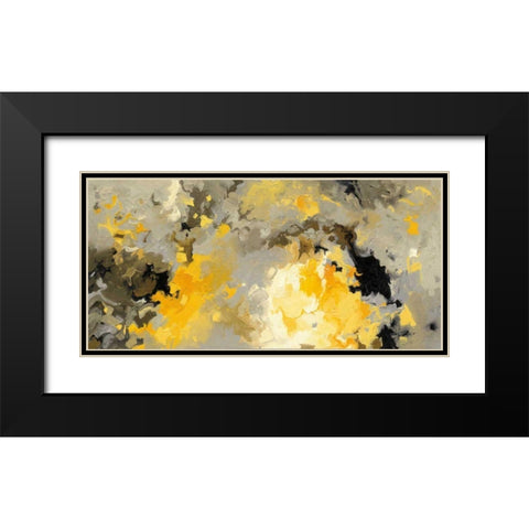 Star Cloud Black Modern Wood Framed Art Print with Double Matting by Novak, Shirley