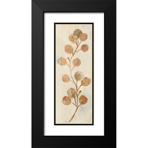 Shimmering IV Neutral Black Modern Wood Framed Art Print with Double Matting by Hristova, Albena