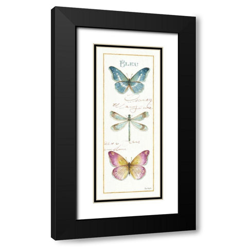 Rainbow Seeds Butterflies I Black Modern Wood Framed Art Print with Double Matting by Audit, Lisa