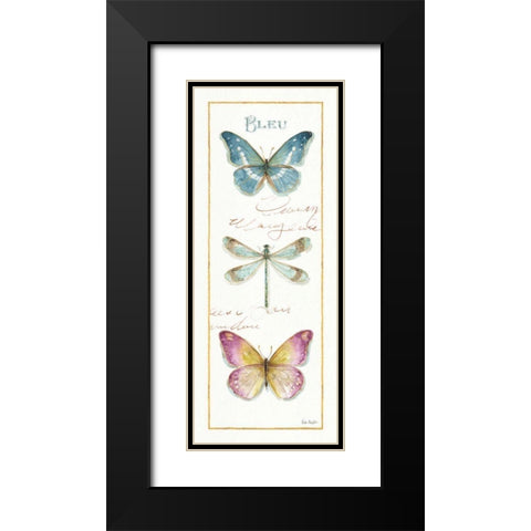 Rainbow Seeds Butterflies I Black Modern Wood Framed Art Print with Double Matting by Audit, Lisa
