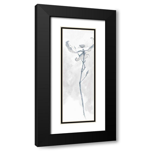 Solitary Dogwood IV Gray Black Modern Wood Framed Art Print with Double Matting by Paschke, Chris